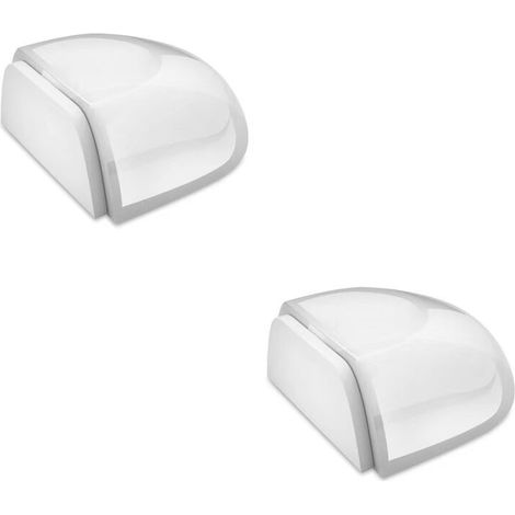 Butoirs de porte, [Lot de 10] Bloque-portes transparents adhésifs pour sol et parquet, protection des portes et murs, cales de porte invisibles (1/5)