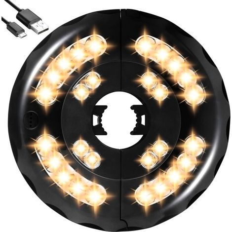 Garten-Sonnenschirmbeleuchtung. Terrassen-Sonnenschirmbeleuchtung. 24 LEDs. 3 Beleuchtungsmodi. Beleuchteter Sonnenschirm für Terrasse und Garten. Großer Sonnenschirm (warmes Licht).