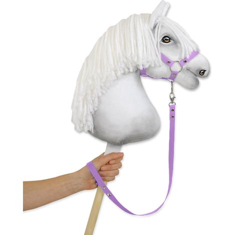 Laisse en sangle pour cheval de loisir - Violet (1/2)