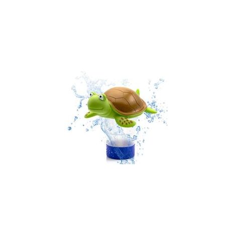 Distributeur de chlore flottant grande capacité pour piscine, en forme de tortue (1/5)