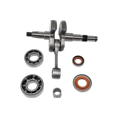 Kurbelwelle kompatibel mit Stihl MS240 und MS260 – Art.-Nr. 1121 030 0405 – Mit Lagern und Öldichtungen (1/5)
