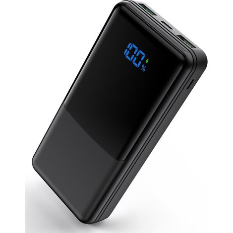 Batterie Externe 27000mAh, Power Bank PD 30W Charge Rapide, Noir (1/5)