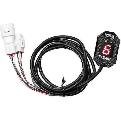 Indicateur de rapport engagé compatible avec les motos R6, XJ6, FZ6, FZ8, R1, FZ400, FZS, XJR400, FZ1, MT01, MT-03, FZ16, FJR1300, XJR 1300 et XVS950A. (1/5)