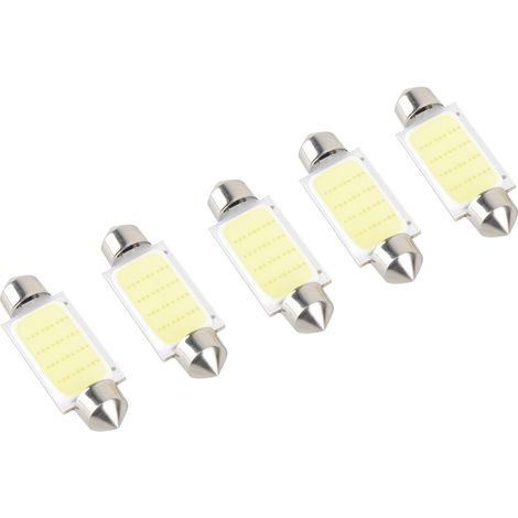 Ej.Life B35 Ampoule navette à LED blanche 41 mm 12 V pour intérieur de voiture, lampe de lecture B35, 1 pièce 41 mm 12 V A (1/5)