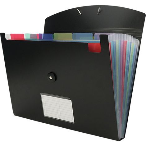 Dossier A4 - Fermoir Élastique - Pour Documents Bureau École Maison - 1 Pièce (1/5)
