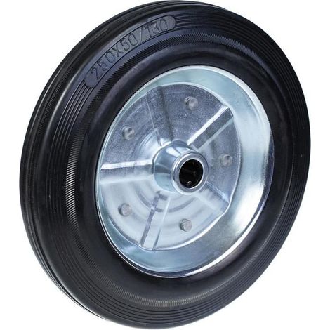 Pneumatico in gomma - ZHONGSHAN - 250 mm - Nero - Resistenza chimica 85A