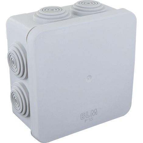 Boîte de dérivation à membrane étanche 650° OPTIBOX IP55 80 x 80 x 42 mm - BLM