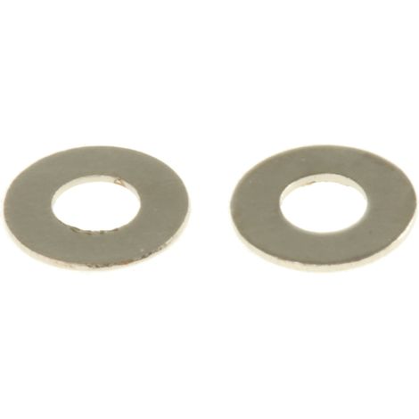 Rondelle plate, M2, Laiton, 2.2mm x 5mm, Nickelé ( Prix pour Sachet de 250 )