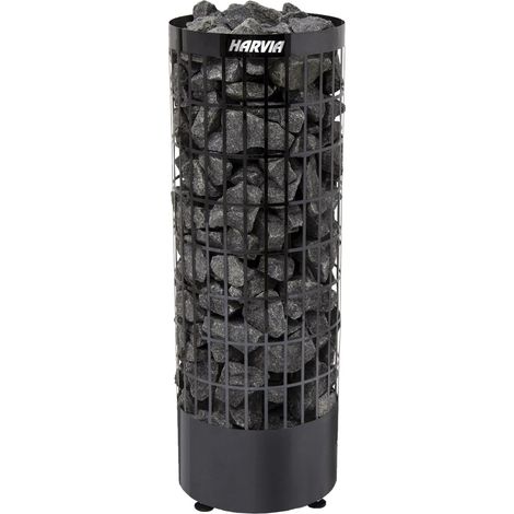 Harvia Cilindro Black Steel PC70E 7,0 kW Saunaofen Saunaheizgerät Stahl schwarz (1/2)