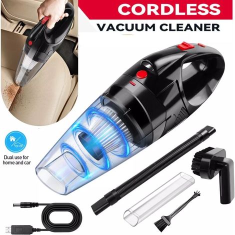 Aspirateur de voiture et d'animaux domestiques Wet Dry sans fil à forte aspiration main (1/4)