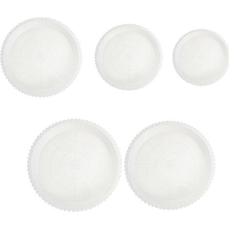 25 plateaux en plastique pour pots de fleurs (1/3)