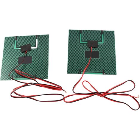 9V DC 2W Epoxidharz-Solarpanel + 100cm rotes und schwarzes Kabel (1/5)