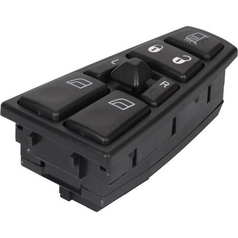 Main window switch, reliable black 20752918, high-strength ABS, easy installation, replacement accessory for car/truck FH12, FH13, FM, and VNL (1/5)