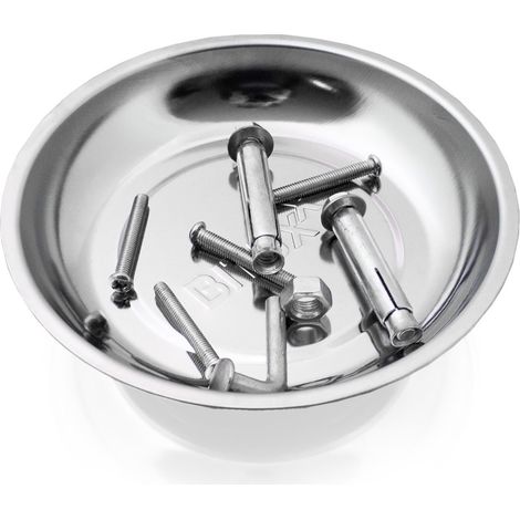 Bituxx Magnetschale Magnetteller Metallschale Ø150mm Magnetablage Werkstatt zubehör perfekt für Schrauben und andere metallische Kleinteile