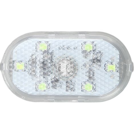 Innenraum-LED-Ambientebeleuchtung für Autos, berührungsempfindlich, mini, kabellos, wiederaufladbar, eingebauter Akku, Gletscherblau. (1/5)