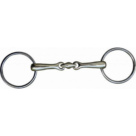 Filetto a doppio snodo 18 mm in acciaio inox: 11,5 cm