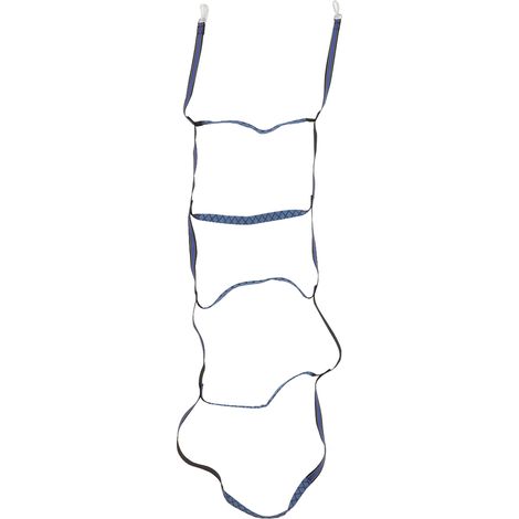 Échelle de corde marine bleue 5 marches pour bateau gonflable kayak moteur canoë