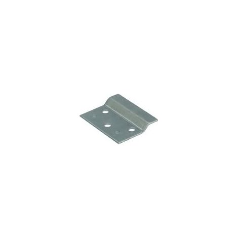 Itar – Plaque murale en acier brut – Hauteur 42 mm – Largeur 88 mm – Pour fixation murale robuste