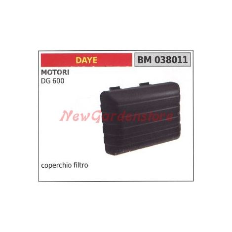 Luftfilterdeckel DAYE für DG 600 Motoren 038011
