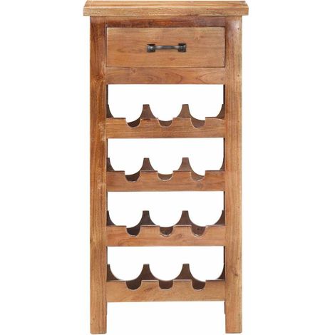 Maison Exclusive - Casier à bouteilles 40x30x80 cm Bois d'acacia massif (1/5)