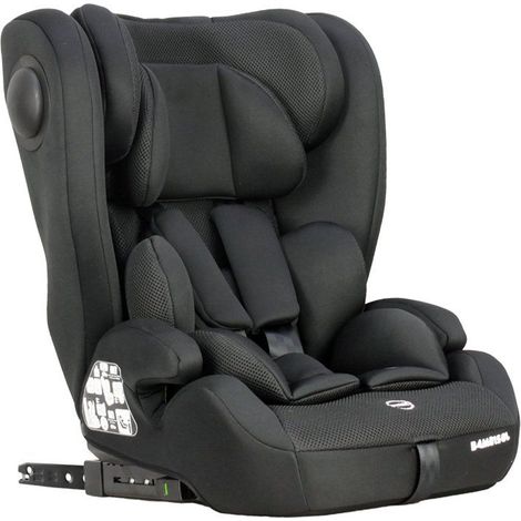 Auto-Sitz evolutiv - BAMBISOL - AY575N - Gruppe 1/2/3 - I-Size - Isofix - Reduzierer - Schwarz