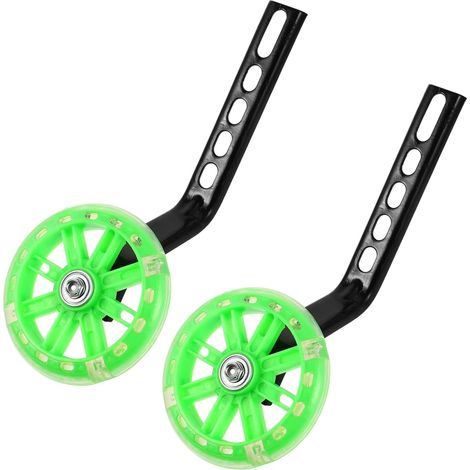 Roues Stabilisatrices pour Vélo Garçon Fille Stabilisateurs Professionnels Remplaçables Roues Entraînement Résistantes à Usure (1/5)