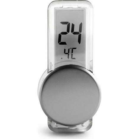 Mini thermomètre de vitre, Affichage LCD, Ventouse, Plage -20°C à 50°C, Intérieur (1/5)
