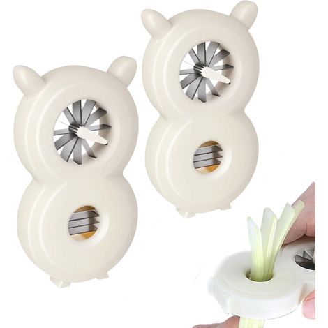 Zweiteilige Frühlingszwiebelreibe, neue Reibe, Frühlingszwiebelreibe, Wasserspinatreibe, Frühlingszwiebelschneider, Küchenutensilien