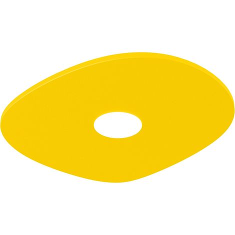 LUMICOM  RIVER FREE Plafoniera, 1x GX53, max 8W, metallo, giallo, 20x23cm