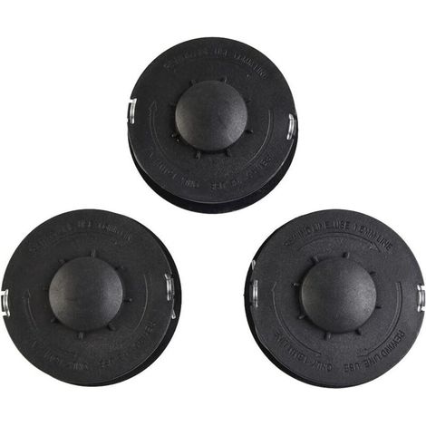 QOXEZY 3-Pack Trimmer Spool Heads for Einhell GC-ET 4530 RTV 400, RTV 550, RTV 550/1 (1/5)