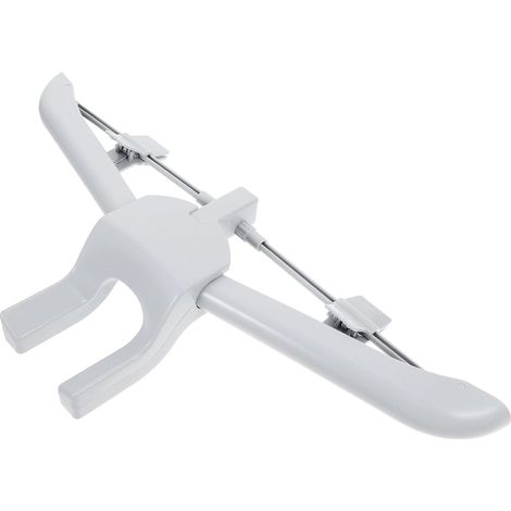 Cintre Pliable pour vêtements défroisseur Vapeur Support pour Organiser Les vêtements à Domicile Trou intérieur 16 mm Plastique 1 pièce pour Jeans et Cravates (1/5)