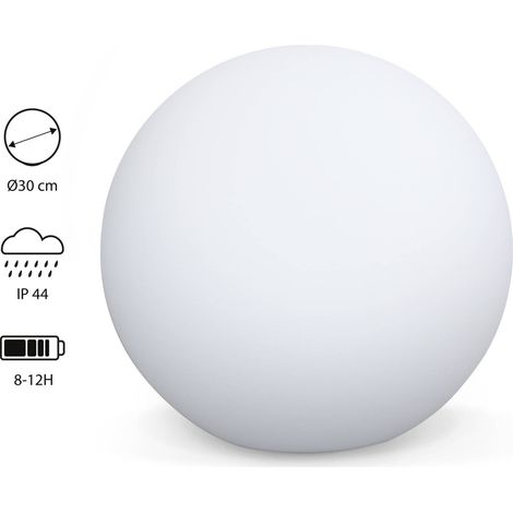 sweeek - LED-Kugel - Dekorative Leuchtkugel, mit Fernbedienung - Ø40 cm