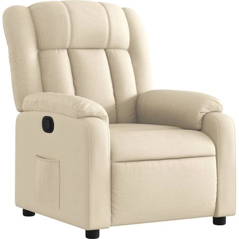 Maison Exclusive - Relaxsessel Creme Stoff