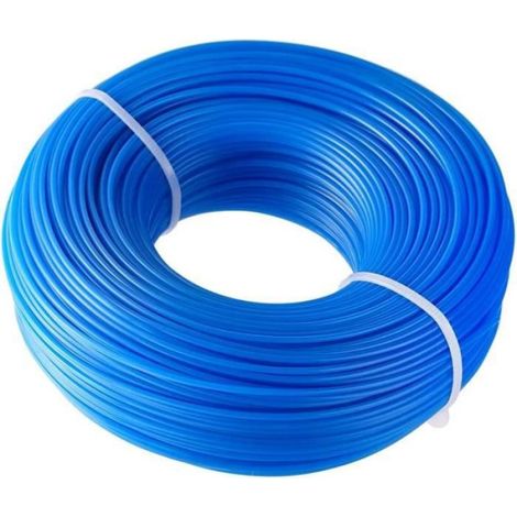 1,6 mm X 100m Fil Coupe Bordure Universel, Bobine Fil Nylon pour Coupe Bordure Fil pour Débroussailleuse Electrique (1/3)