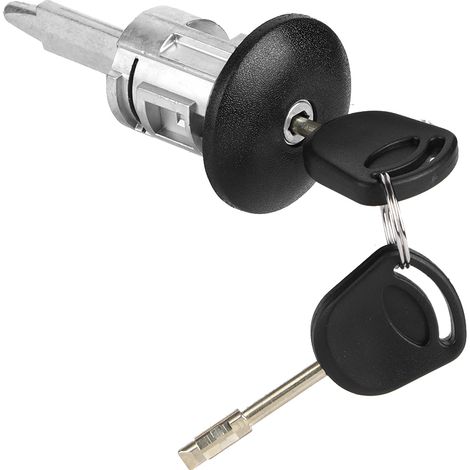 Le cylindre de serrure de porte avant droite côté conducteur (avec 2 clés) 4060638 convient aux Ford Transit MK6 et MK7. (1/5)