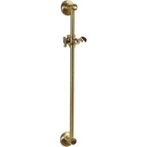 Sapho Antea - Barre de douche avec support, 570 mm, bronze SAL0036 (1/5)