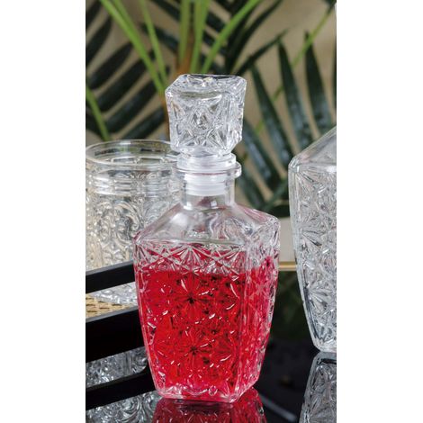 Ad Trend Bottiglia in Vetro 480 Ml 8 x 8 Cm H 21 Cm