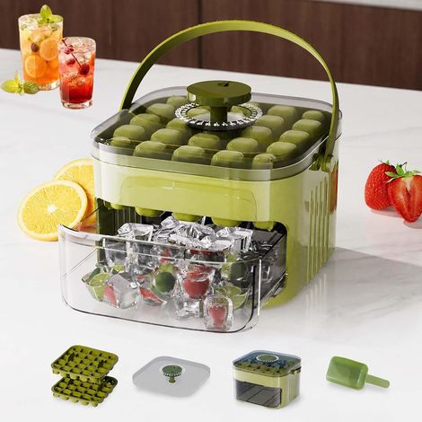 Eiswürfelbereiter mit Deckel Eiswürfelmaschine mit Presstyp Box (1/5)