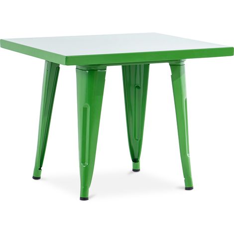 Mesa Infantil Cuadrada - Industrial - Metal - 60cm - Stylix (1/3)