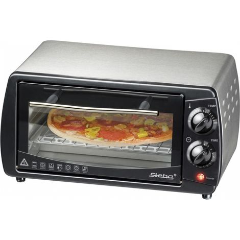 Steba KB 9.2 EC inkl. Pizzastein 048200, schwarz/edelstahl
