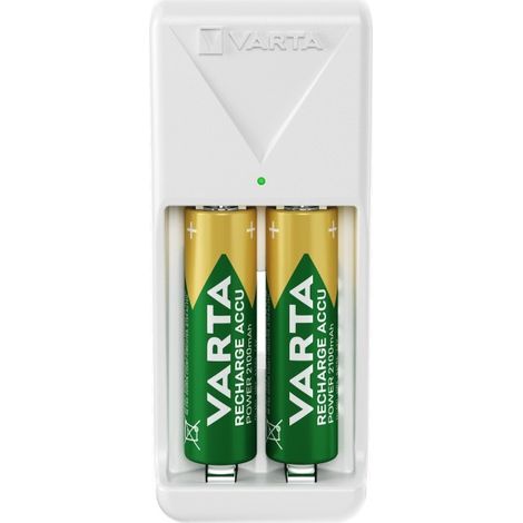 Varta Mini Cargador blanco cargador de pilas AA AAA compacto