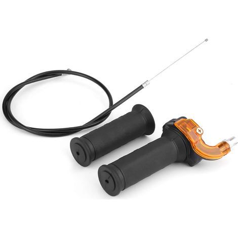 1 paire 22 mm commandes des gaz,avec poignée tournante et câble Quick Turn Twist Kit pour moto dirt bike. (1/5)
