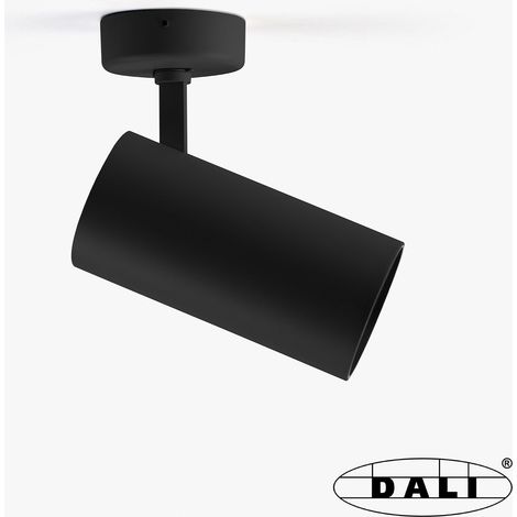 FOST SURFACE proyector negro Ø90 42W 38° 3000K CRI90 DALI