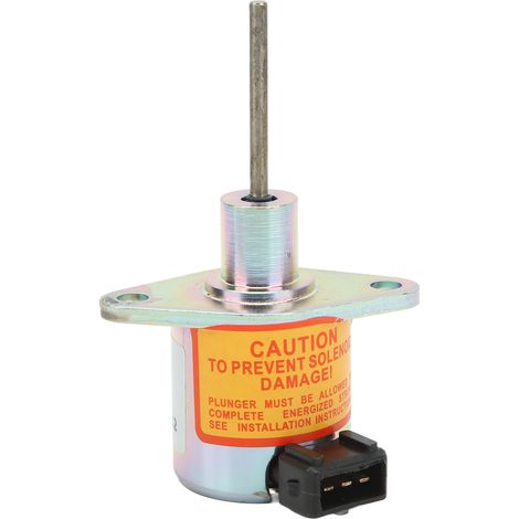 Solenoide di arresto motore E6820 60011 Spegnimento elettrico per trattore Kioti CK25 CK2510F CK2510HF 12V (1/5)