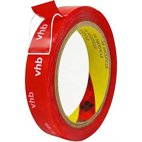 Double Sided Adhesive Tape, Nailless Waterproof and Ultra High Temperature Resistant for Car Home Decoration (1/5)