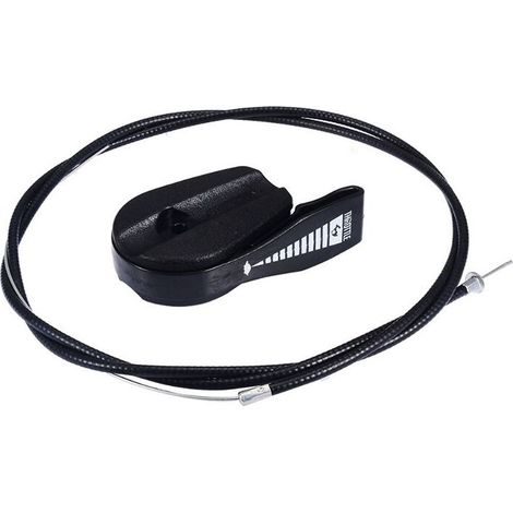 Kit de Remplacement de Commande Commutateur Cable d'accélérateur Universel de 39 po pour Tondeuses à Gazon de Jardin(Noir，1m) (1/4)