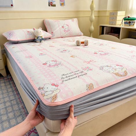 Ensemble protège-matelas drap-housse rafraîchissant 180x200 cm Rêve de berceau avec 2 taies d'oreiller 180cm 200cm réf 8083 2 kg – Livraison gratuite