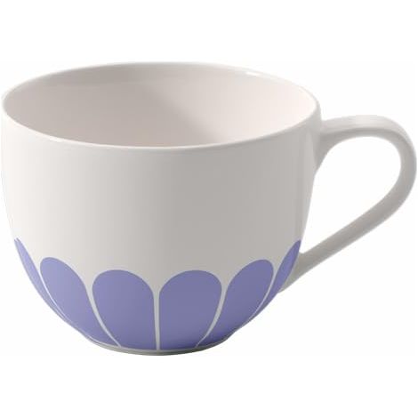 Fleur bleu tasse à café bleue, rés. lave-vaisselle/four à micro-ondes, tasse pour le café ou le thé, mug à café, mug motif floral, tasse à cappuccino, tasse à thé, Porcelaine (1/5)