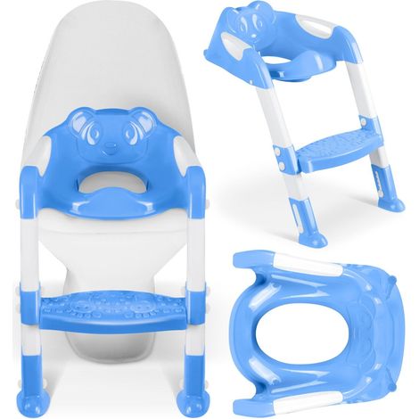 Sedile wc con scaletta e motivo koala ricokids 729100 blu