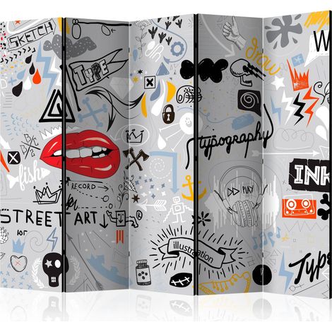 Paravento - Stream of thought II [Room Dividers] - 225x172 (1/4)